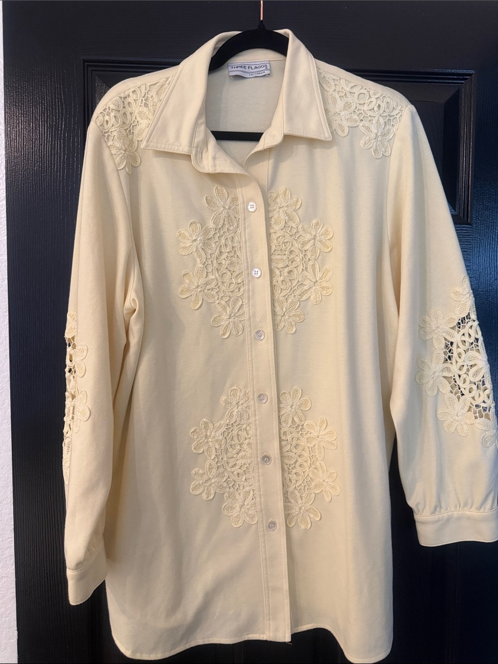 Embroidered Button-Down Shirt